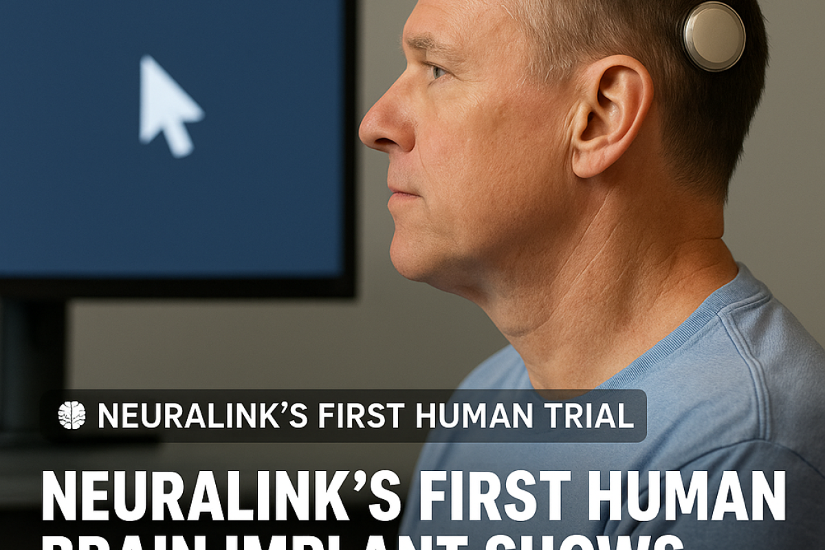 Neuralink's First Human Brain Implant Shows Promising Results